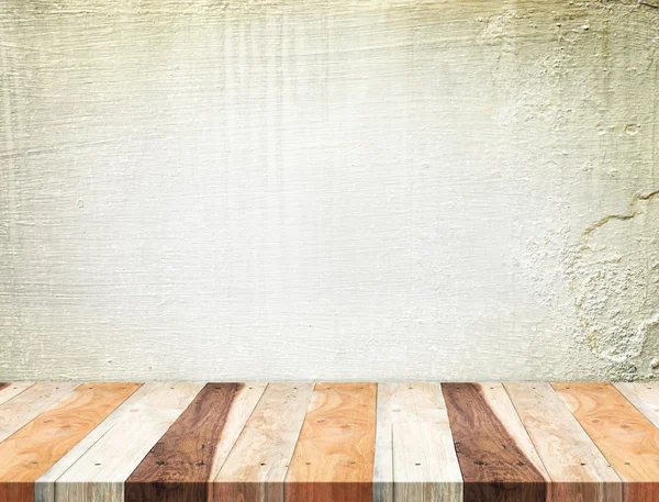 Mesa de madera tropical vacía — Foto de Stock