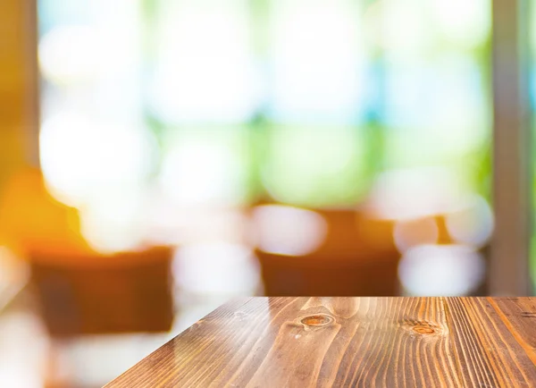 Empty wood table — Stock Photo, Image