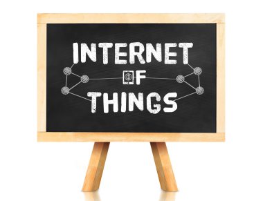 Internet of things word with icon