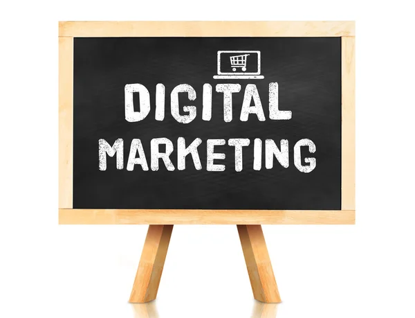 Parola di Digital Marketing con icona — Foto Stock