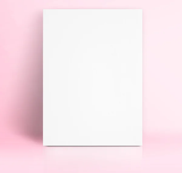 Cartel de papel blanco negro — Foto de Stock