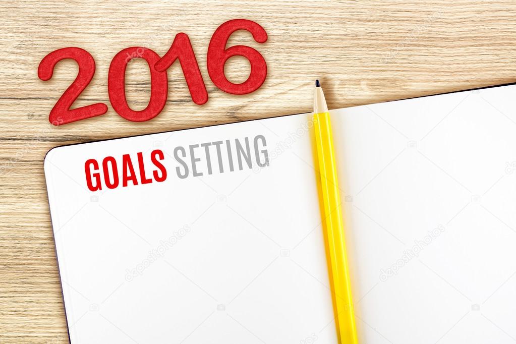 2016 Goals Setting word