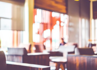 Vintage filtre müşteri kafede