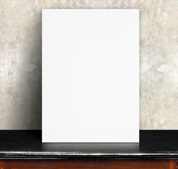 Black White paper poster — Stock Photo, Image