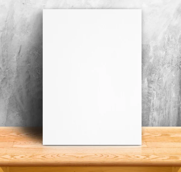 Cartel de papel blanco negro — Foto de Stock