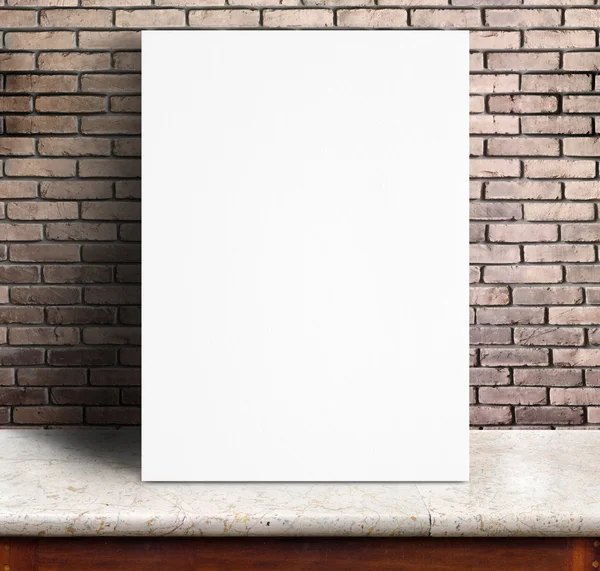 Black White paper poster — Stock Photo, Image