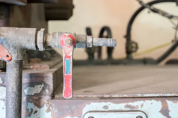 Configuração da válvula de torneira industrial — Fotografia de Stock