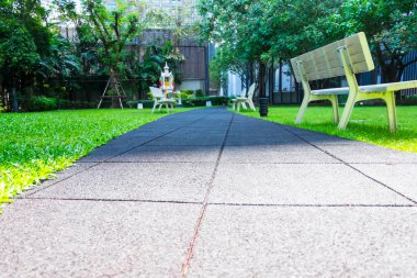 Karınca bakışı kaldırımın Park