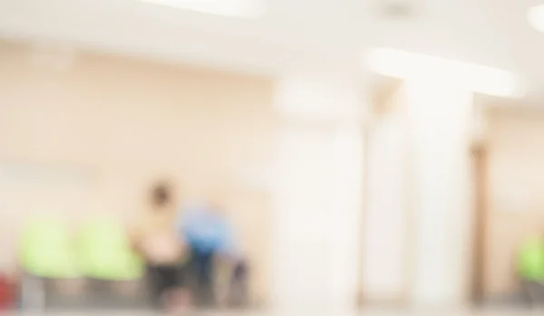 Paciente borroso esperando ver al médico , — Foto de Stock