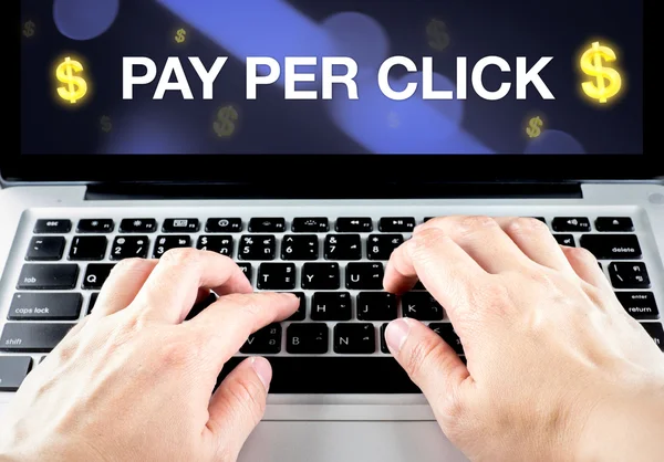 Pay Per Click (PPC) word — Stock Photo, Image