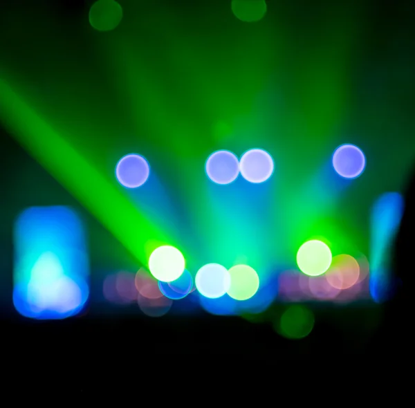 Iluminación Bokeh en concierto — Foto de Stock
