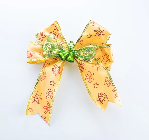 Christmas Bow on white — Stock Photo, Image