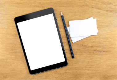 Boş ekran ile dijital Tablet bilgisayar