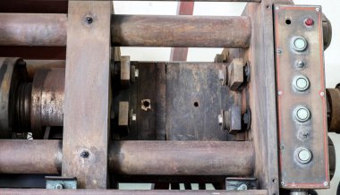 eski grunge Plastik Enjeksiyon Makinası