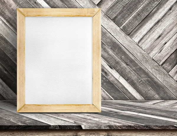 Lavagna bianca bianca telaio in legno — Foto Stock