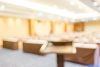 arka plan, seminer odası podyumda bulanıklık