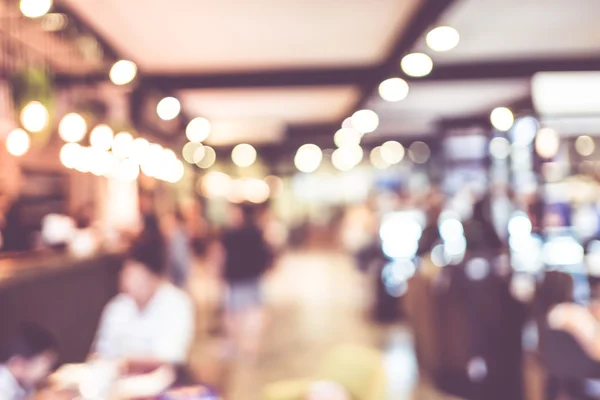 Customer at cafe blur background — Stock Photo, Image