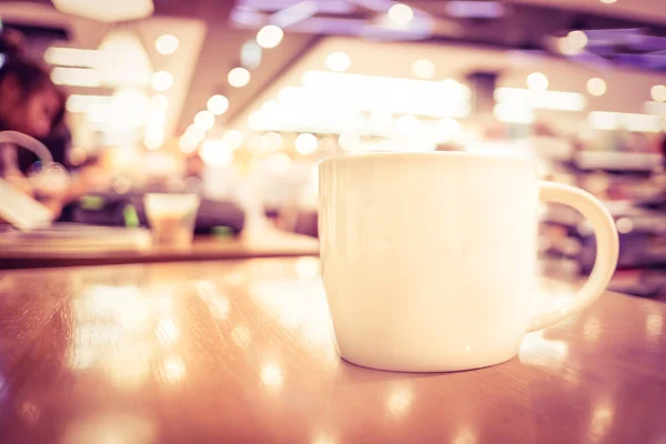 Taza de café blanco — Foto de Stock