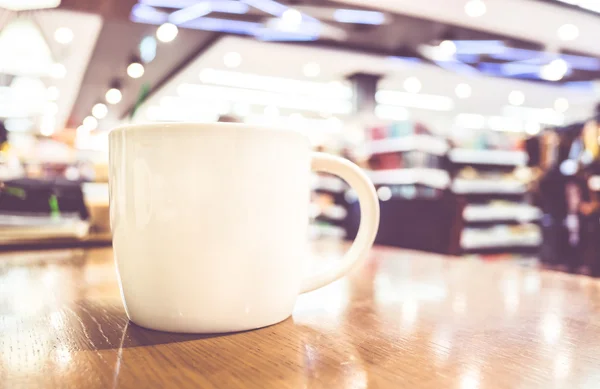 Taza de café blanco — Foto de Stock