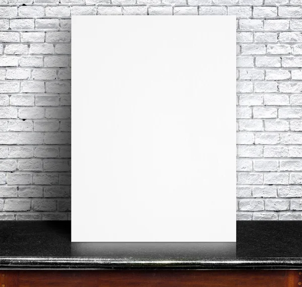 Black White paper poster — Stock Photo, Image