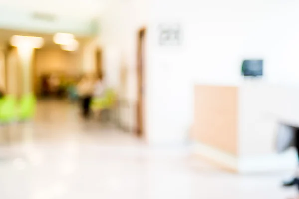 Paciente borroso esperando ver al médico — Foto de Stock