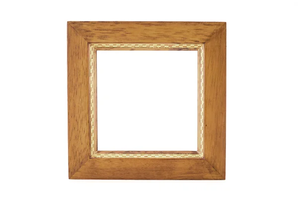 Blank Square wood frame — Stock Photo, Image