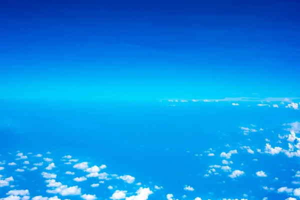 Veduta aerea di cielo blu e nuvola — Foto Stock