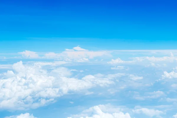 Vista aérea do céu azul — Fotografia de Stock