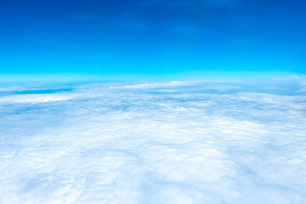 Vista aérea do céu azul — Fotografia de Stock