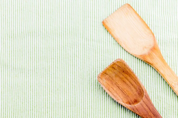 Top view of wooden spoons — Stock Photo, Image