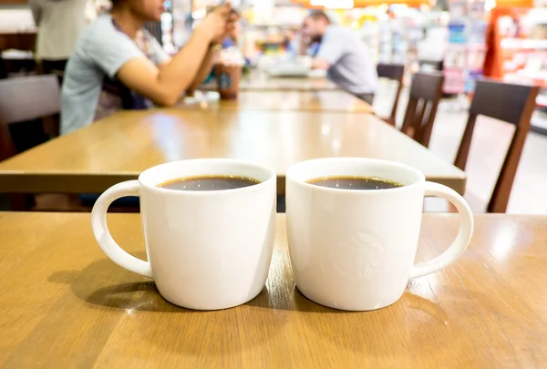 Hot beverage coffee — Stock Photo, Image