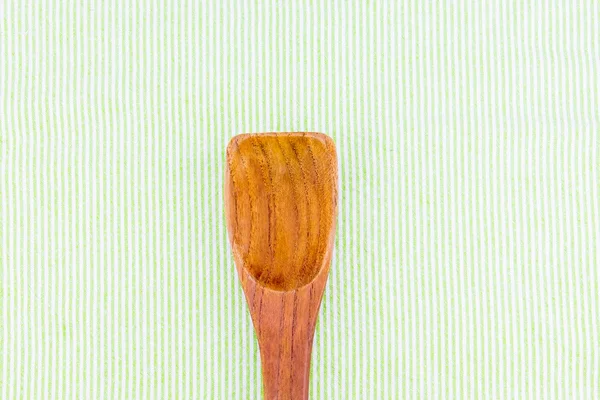 Κάτοψη της ξύλινης κουτάλας — Φωτογραφία Αρχείου