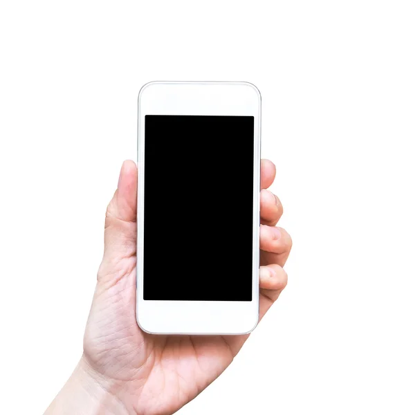 Kézben tartó okostelefon — Stock Fotó