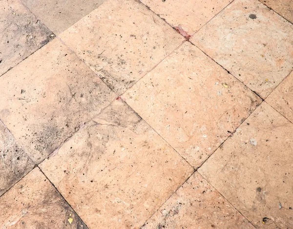 Laranja pedra bloco pavimento textura fundo — Fotografia de Stock