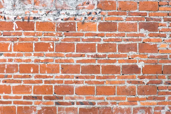 Grunge oranje bakstenen muur textuur achtergrond — Stockfoto