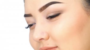 Asyalı kız yakın çekim yüz
