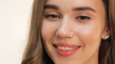 çekici genç kız portre kadar yakın