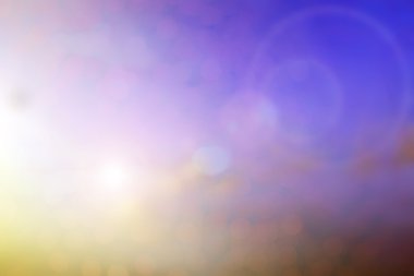 İşaret fişeği ve bokeh bulanık renkli doğa arka plan