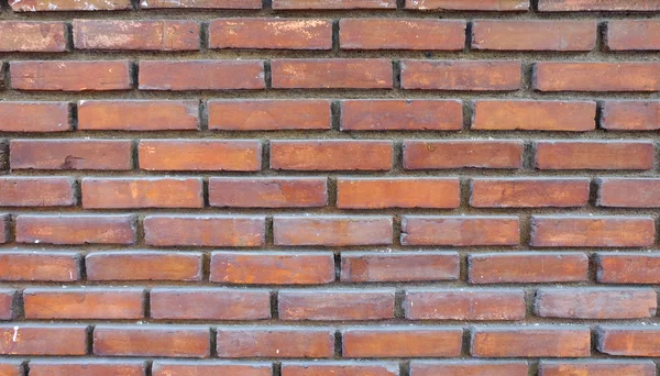 Цегляна стіна в помаранчево-коричневому тоні — стокове фото