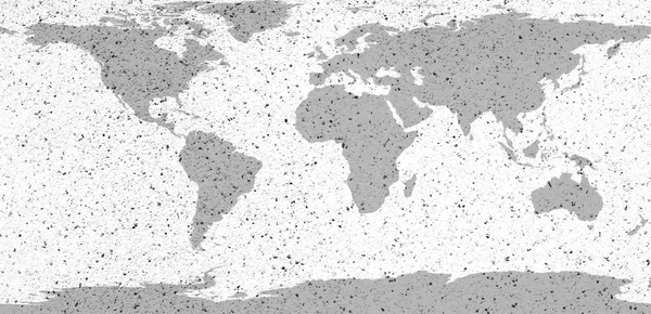 Världskartan på sand vägg bakgrund — Stockfoto
