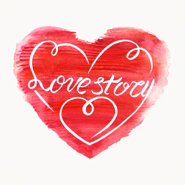 Día de San Valentín símbolo del corazón — Vector de stock
