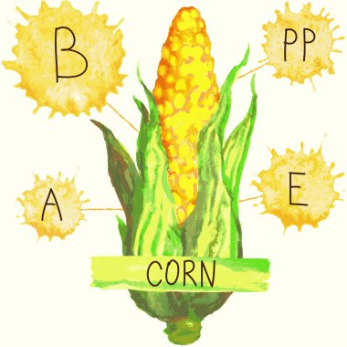 Mısır vitamin içeriği.