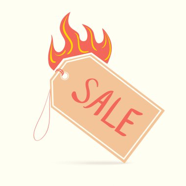 Satışın vektör illüstrasyonu