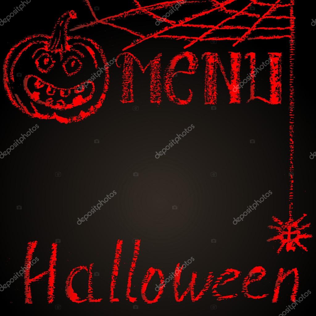 Menu Halloween