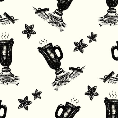 Desen mulled şarap ile