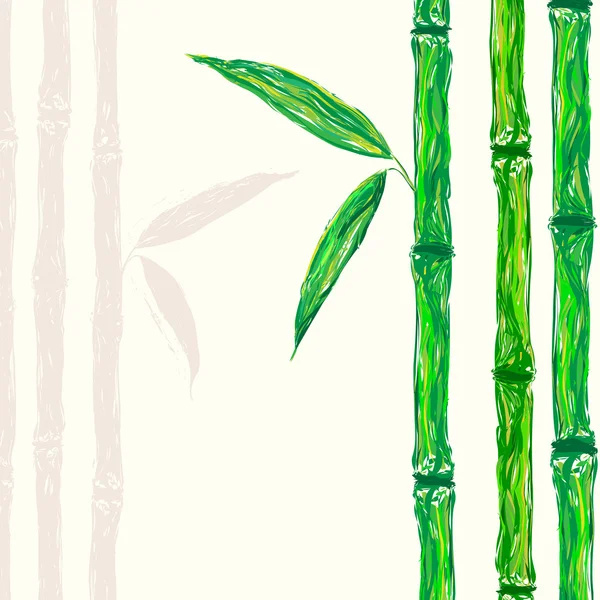 Háttérben a bamboo — Stock Vector