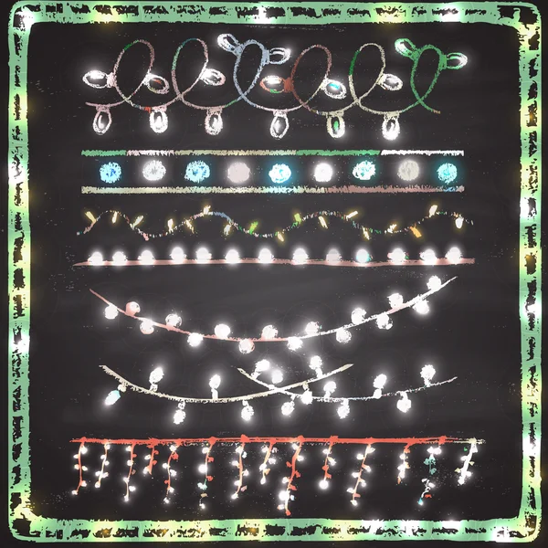 Christmas lights Vector Graphics