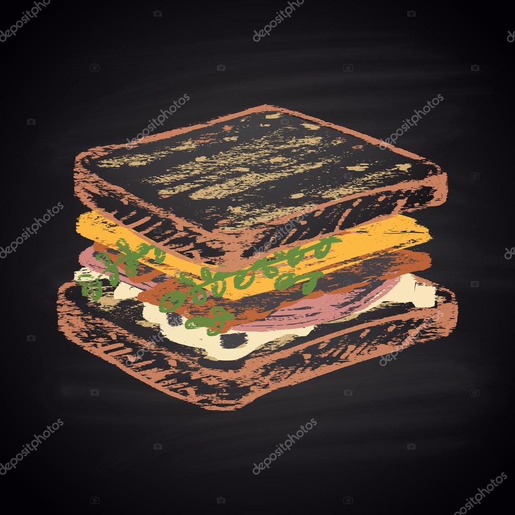 Painted Turkey sandwich. Stock Vector Image by ©Anat21om 69211855