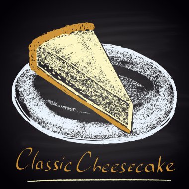 Klasik cheesecake tatlı