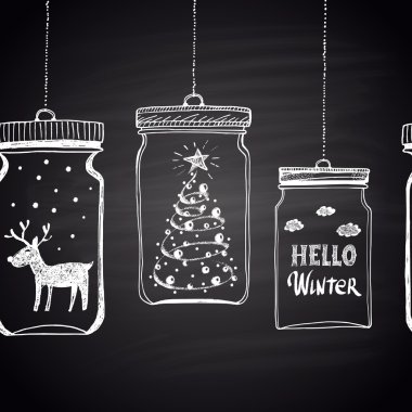 Noel ve Yeni Yıl Kartı